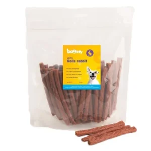 Boomy Jerky Rolls Rabbit 500g