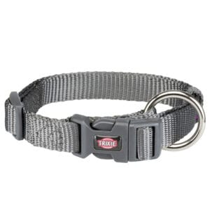 trixie halsband premium grijs